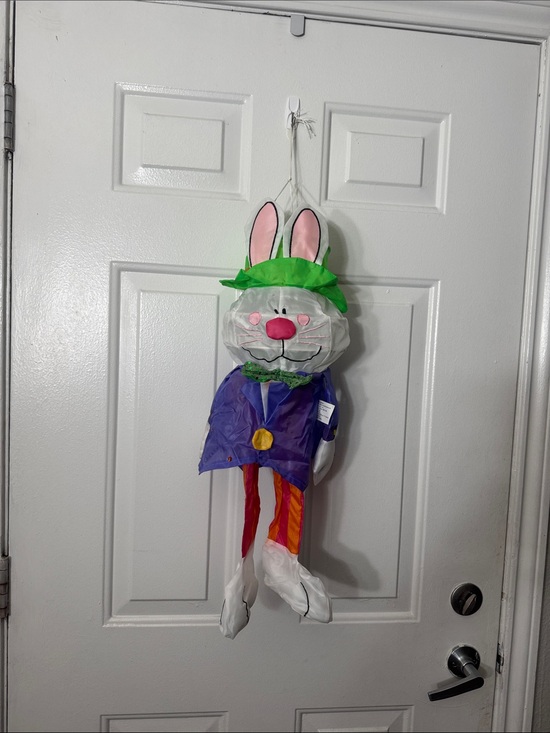 Other - vintage-style Mr. Bunny 3D windsock decorative item for Easter and spring